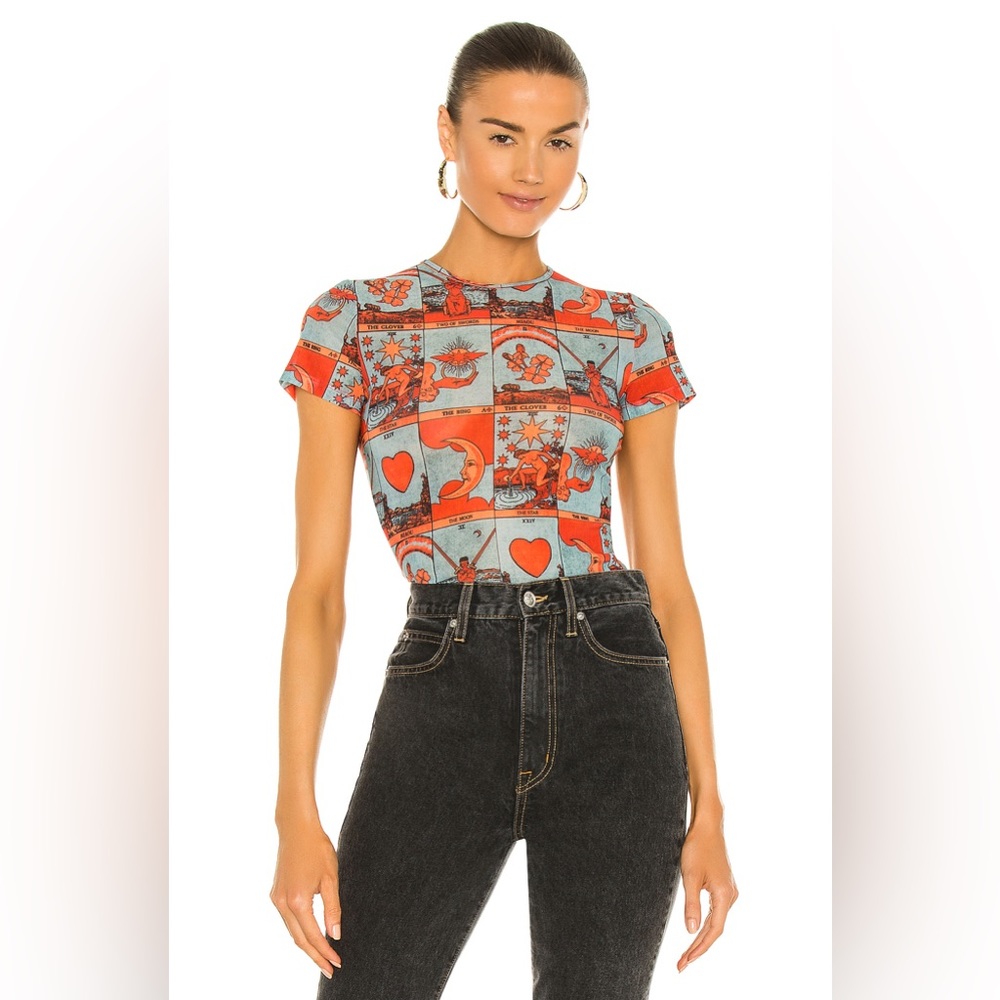 Miaou tarot card shirt